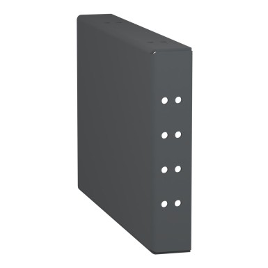 LVS08392 - Schneider Electric - PrismaSeT G Active - Side plinth gusset - IP55 - H=150mm - RAL7016