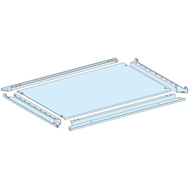 LVS08688 - Schneider Electric - Gland plate, PrismaSeT P, Plain type, for enclosure W800mm, D600mm, IP55, white, RAL 9003