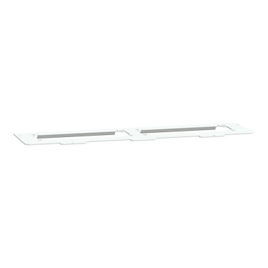 LVS08871 - Schneider Electric - Support gland plate, PrismaSeT G, 2 cut-outs, FL21 cut-out type, for enclosure, W600mm, IP30, white, RAL 9003