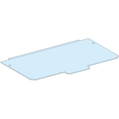 LVS08874 - Schneider Electric - Gland plate, PrismaSeT G, Plain type, for enclosure W300mm, IP30, white, RAL 9003