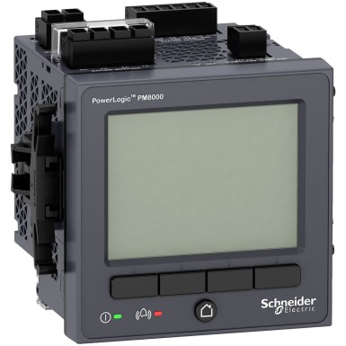 METSEPM8244 - Schneider Electric - PowerLogic PM8000 - PM8244 DIN rail mount meter + Remote display - int. metering
