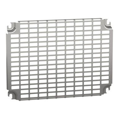 NSYMR34 - Schneider Electric - Spacial - Telequick perforated frame - steel - for box H=300xL=400mm