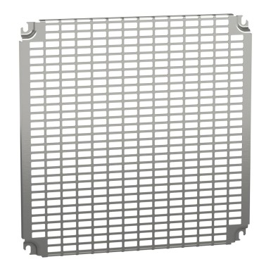 NSYMR55 - Schneider Electric - Monobloc perforated plates H500xW500mm with universal perforations 11x26mm