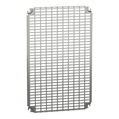 NSYMR64 - Schneider Electric - Monobloc perforated plates H600xW400mm with universal perforations 11x26mm