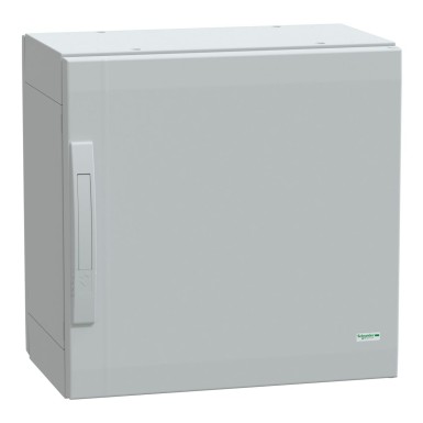 NSYPLA553G - Schneider Electric - Floor standing polyester enclosure, Thalassa PLA, plain door, completely sealed, 500x500x320mm, IP65, IK10