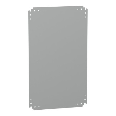 NSYPMM75 - Schneider Electric - Thalassa PLA - solid frame - galvanized steel - for cabinet H=750xL=500mm