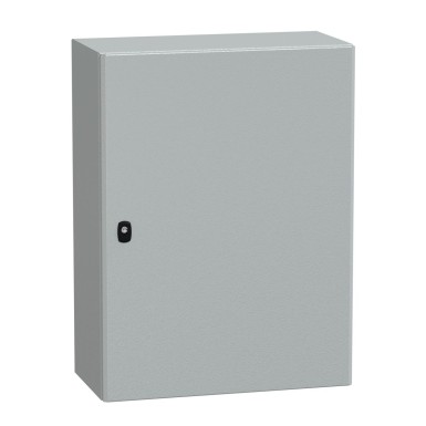 NSYS3D8630 - Schneider Electric - Wall mounted steel enclosure, Spacial S3D, plain door, without mounting plate, 800x600x300mm, IP66, IK10