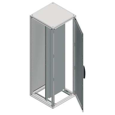 NSYSF16680P - Schneider Electric - Spacial SF - cubicle - 1 door - with frame - assembled - 1600x600x800mm