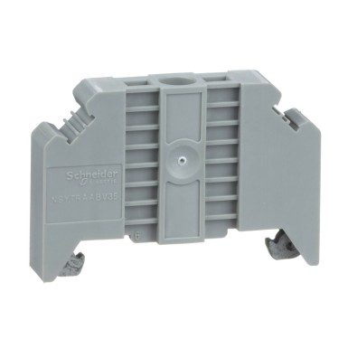 NSYTRAABV35 - Schneider Electric - End stop to be screwed on DIN rail 35mm - width 95mm - markable