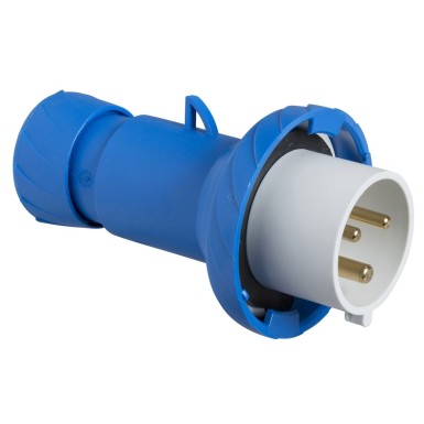 PKE16M723 - Schneider Electric - PratiKa - straight industrial plug 16 A - 2P+E - 200-250 V AC - IP67