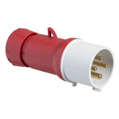 PKE32M434 - Schneider Electric - PratiKa - straight industrial plug 32 A - 3P+E - 380..415 V AC - IP44