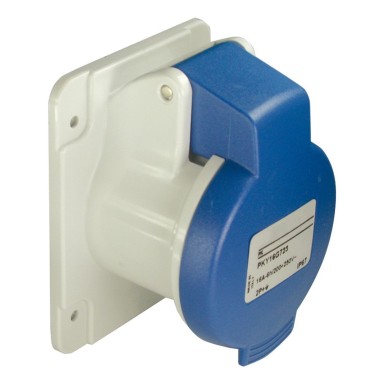 PKF16G425 - Schneider Electric - PratiKa - straight socket outlet -16A -3P+N+E - 200-250 V AC - IP44 - screw