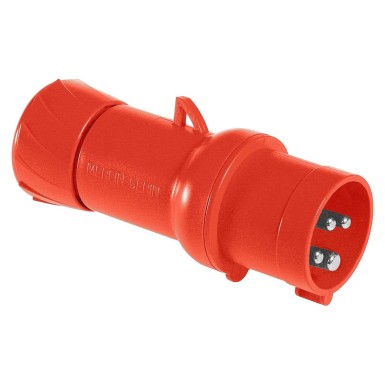PKX16M434 - Schneider Electric - PratiKa - straight industrial plug - 16 A - 3P+E - 380-415 V AC - IP44