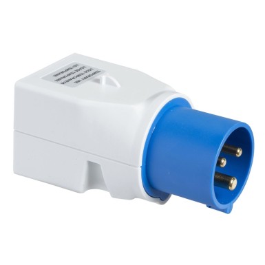 PKZA204 - Schneider Electric - PratiKa system adapter - 1 socket - French - 16 A - 2P+E - 220V 50/60Hz