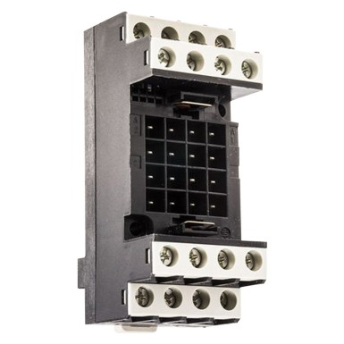 RHZ21 - Schneider Electric - Zelio Relay RH - base - front wiring - connection by screw terminals