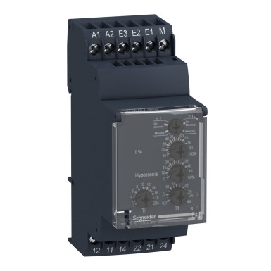 RM35JA32MW - Schneider Electric - Harmony, Modular 1-phase current control relay, 5 A, 2 CO, 0.15…15 A,, 24…240 V AC/DC