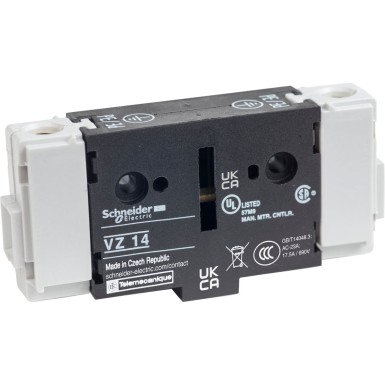 VZ14 - Schneider Electric - TeSys VARIO - additional earthing block - 40 A - for V02...V2