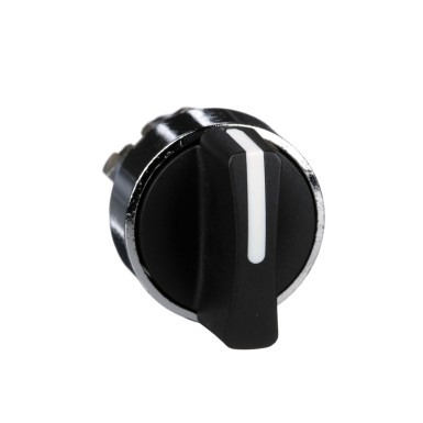 ZB4BD2 - Schneider Electric - Harmony XB4 - rotary knob head with handle - Ш22 - 2 fixed positions - black
