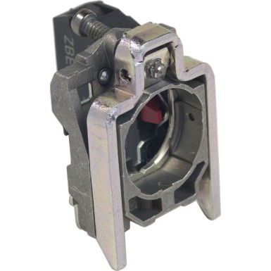 ZB4BZ1029 - Schneider Electric - Complete body/contact assembly, Harmony XB4, single contact block with body/fixing collar 1NC spring clamp terminal