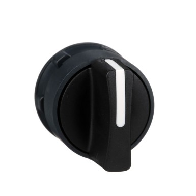 ZB5AD2 - Schneider Electric - Harmony XB5 - rotary knob head with handle - Ш22 - 2 fixed positions - black