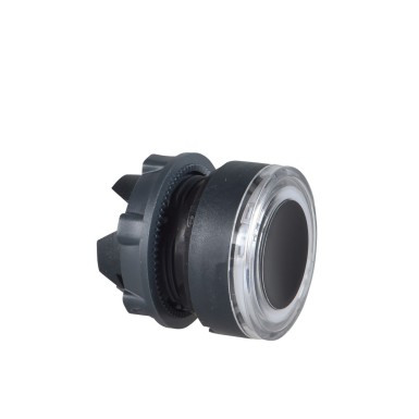 ZB5AH06 - Schneider Electric - Head for non illuminated push button, Harmony XB5, XB4, blue flush pushbutton Ш22 mm unmarked