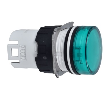 ZB6AV3 - Schneider Electric - Harmony ZB6 - round head for indicator - Ш16mm - smooth lens - green