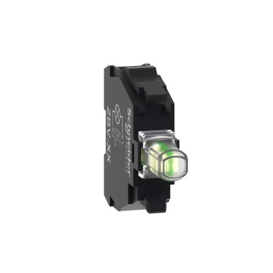 ZBVM1 - Schneider Electric - Light block, Harmony XB4, Harmony XB5, for head 22mm, universal LED, screw clamp terminals, 230...240V AC