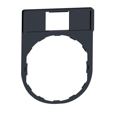 ZBZ32 - Schneider Electric - Legend holder 30x40mm, Harmony XB4, plastic, without legend 8x27mm