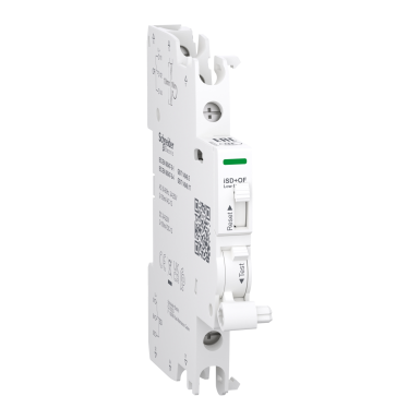 A9A26919 - Auxiliary contact, Acti9 A9A, iSD+OF, 2 C/O, 2mA to 100mA, 24VAC to 250VAC, 24VDC to 220VDC, top and - Schneider Electric - Auxiliary contact, Acti9 A9A, iSD+OF, 2 C/O, 2mA to 100mA, 24VAC to 250VAC, 24VDC to 220VDC, top and - Schneider Electric - 0