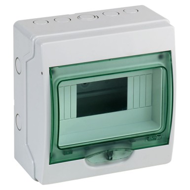 13443 - Mini Kaedra for modular device 1 openings 8 modules 4 terminal blocks - Schneider Electric - Mini Kaedra for modular device 1 openings 8 modules 4 terminal blocks - Schneider Electric - 0