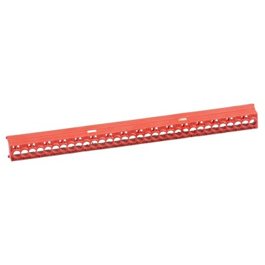 13585 - Protective cover, Kaedra, for 16, 22 and 32 holes terminal block, red - Schneider Electric - Protective cover, Kaedra, for 16, 22 and 32 holes terminal block, red - Schneider Electric - 0