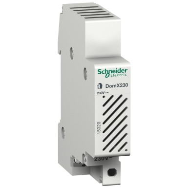 15320 - Modular bell 230 V 50/60Hz 80 dB - Schneider Electric - Modular bell 230 V 50/60Hz 80 dB - Schneider Electric - 0