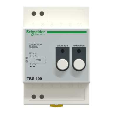 15856 - TBS - emergency light block remote control - 100 block compatibility - Schneider Electric - TBS - emergency light block remote control - 100 block compatibility - Schneider Electric - 5