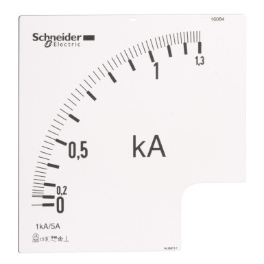 16084 - Ammeter dial PowerLogic 1.3 In ratio 1000/5 A - Schneider Electric - Ammeter dial PowerLogic 1.3 In ratio 1000/5 A - Schneider Electric - 0