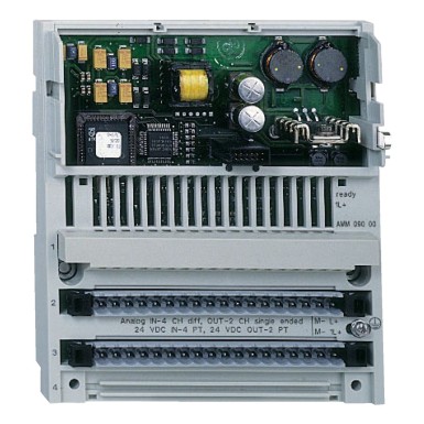 170ANR12091 - Distributed analog/discrete I/O 4 I / 8 O discrete 6 I / 4 O analog - Schneider Electric - Distributed analog/discrete I/O 4 I / 8 O discrete 6 I / 4 O analog - Schneider Electric - 0