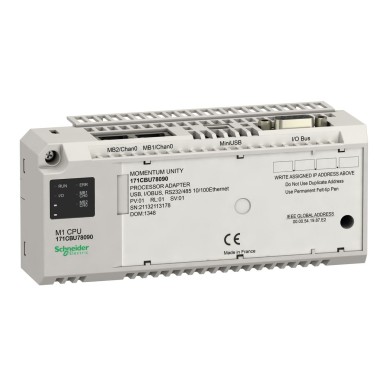 171CBU78090 - Unity M1 processor RS232/485 USB I/O bus - Schneider Electric - Unity M1 processor RS232/485 USB I/O bus - Schneider Electric - 0