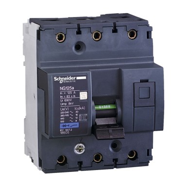 18603 - Miniature circuit breaker (MCB), Acti9 NG125a, 3P, 80A, C curve, 16kA (IEC/EN 60947-2) - Schneider Electric - Miniature circuit breaker (MCB), Acti9 NG125a, 3P, 80A, C curve, 16kA (IEC/EN 60947-2) - Schneider Electric - 0