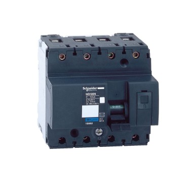 18658 - Miniature circuit breaker (MCB), Acti9 NG125N, 4P, 80A, C curve, 25kA (IEC/EN 60947-2) - Schneider Electric - Miniature circuit breaker (MCB), Acti9 NG125N, 4P, 80A, C curve, 25kA (IEC/EN 60947-2) - Schneider Electric - 0