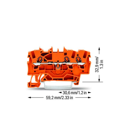 2001-1302 - 3-conductor through terminal block - Wago - 3-conductor through terminal block - Wago - 1