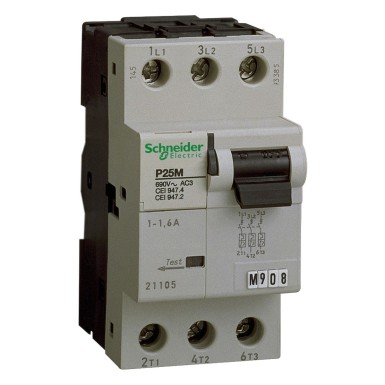 21110 - Miniature circuit breaker (MCB), Acti9 P25M, 3P, 14A, K curve, 15kA (IEC/EN 60947-2) - Schneider Electric - Miniature circuit breaker (MCB), Acti9 P25M, 3P, 14A, K curve, 15kA (IEC/EN 60947-2) - Schneider Electric - 0