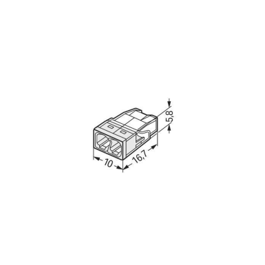 2273-202 - COMPACT splicing connector - Wago - COMPACT splicing connector - Wago - 1