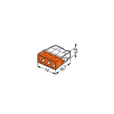 2273-203 - COMPACT splicing connector - Wago - COMPACT splicing connector - Wago - 1