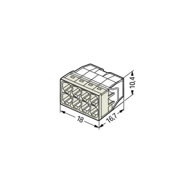 2273-208 - COMPACT splicing connector - Wago - COMPACT splicing connector - Wago - 1