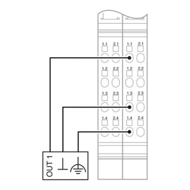 2861315 - IB IL AO 1/SF-PAC - Phoenix Contact - IB IL AO 1/SF-PAC - Phoenix Contact - 3