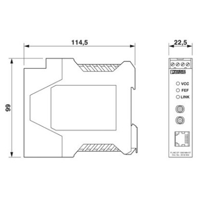 2902854 - FL MC EF 1300 MM ST - Phoenix Contact - FL MC EF 1300 MM ST - Phoenix Contact - 1