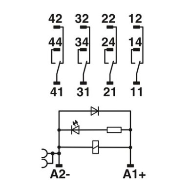 2908332 - RIF-2-RPT-LDP-24DC/4X21 AU - Phoenix Contact - RIF-2-RPT-LDP-24DC/4X21 AU - Phoenix Contact - 5