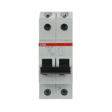 2CDS251103R0044 - S201-C 4 NA Miniature Circuit Breaker - ABB - S201-C 4 NA Miniature Circuit Breaker - ABB - 0