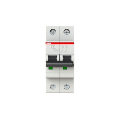 2CDS252001R0031 - S202-D 3 Miniature Circuit Breaker - ABB - S202-D 3 Miniature Circuit Breaker - ABB - 0