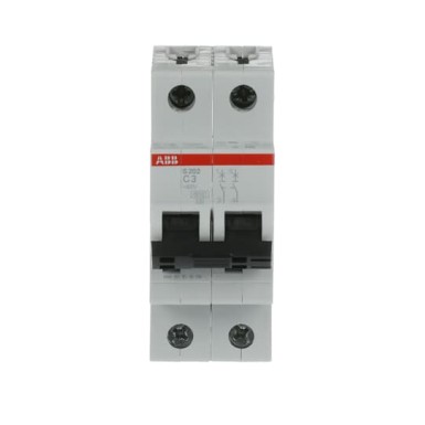 2CDS252001R0034 - S202-C 3 Miniature Circuit Breaker - ABB - S202-C 3 Miniature Circuit Breaker - ABB - 0