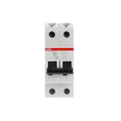 2CDS252001R0205 - S202-B 20 Miniature Circuit Breaker - ABB - S202-B 20 Miniature Circuit Breaker - ABB - 3